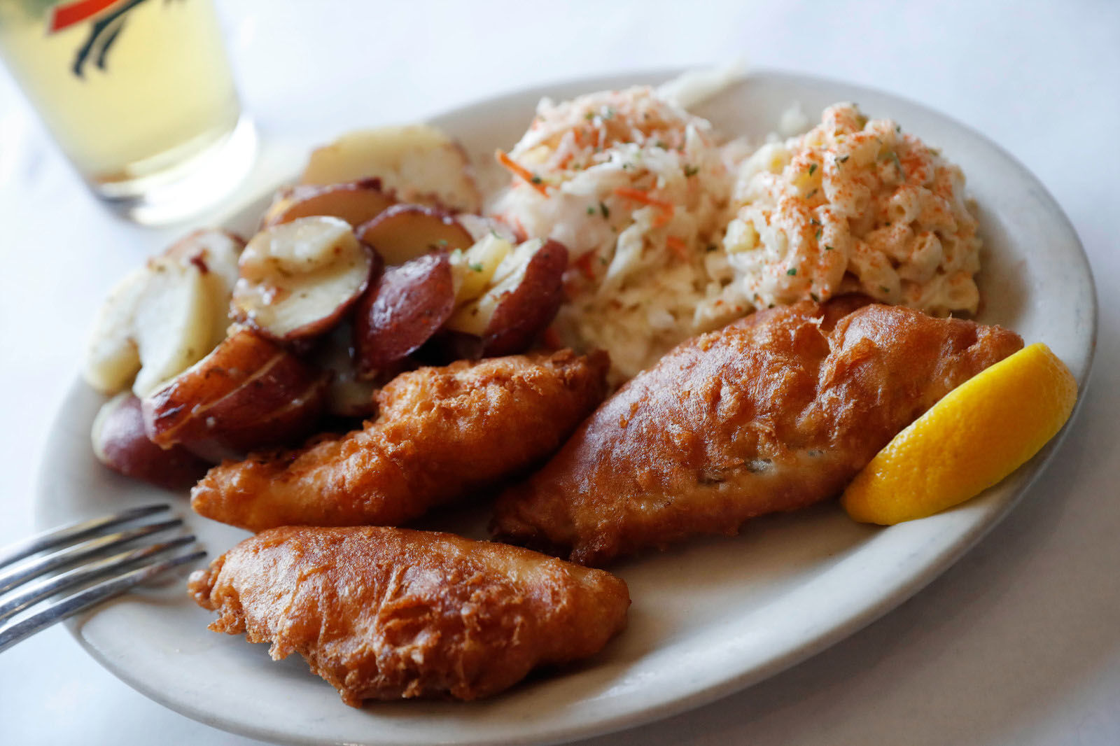 beer battered Lake Erie perch